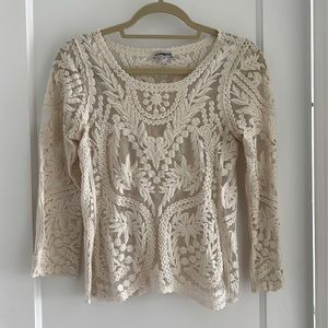 EXPRESS Off-White Blouse